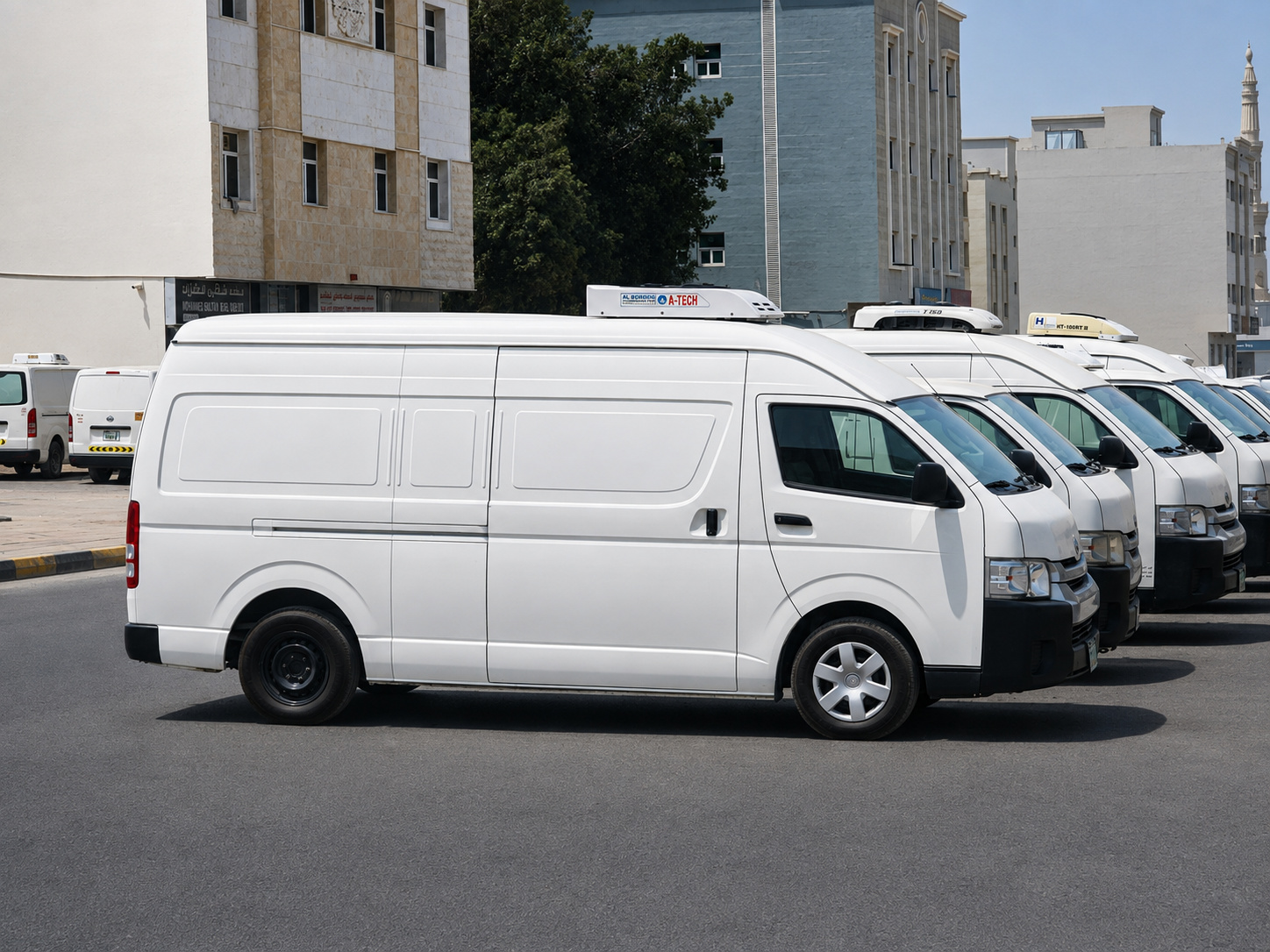 Alpine chiller and high roof van rental service UAE